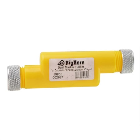 Big Horn Dual Marker Holder for Carpenter Pencil and Lumber Crayon 19855